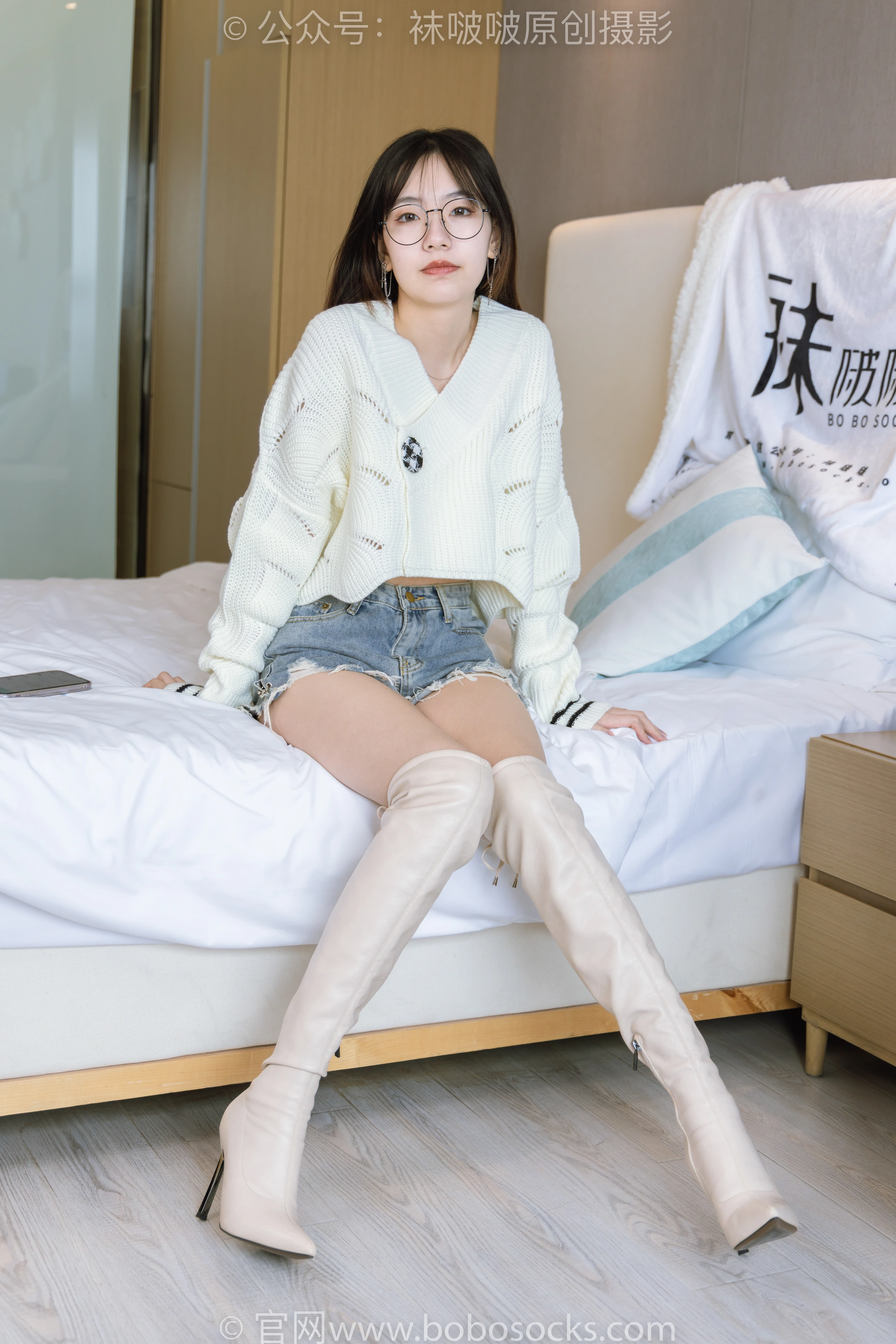 [BoBoSocks袜啵啵]NO.222 小甜豆-长靴、白棉袜、裸足 2